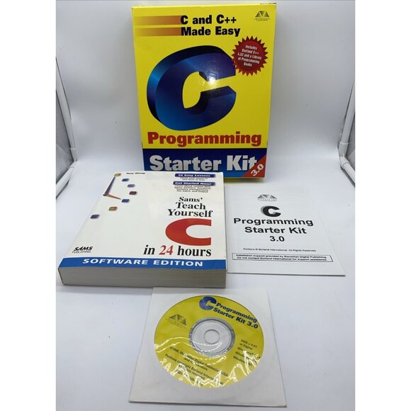 C and C++ Programming Starter Kit Version 3.0 Macmillan Book Cd Box 1998 - Picture 11 of 16